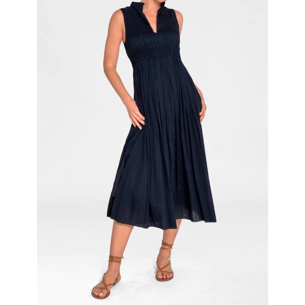 NEW Gretchen Scott Navy Aurora Goddess of Sun Maxi Dress-Medium